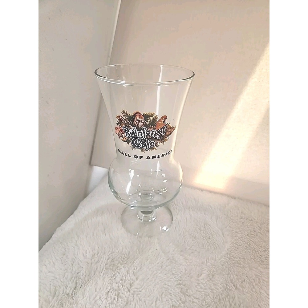 Rainforest‎ Cafe Orlando Margarita Hurricane Cocktail Souvenir Glass - NIB